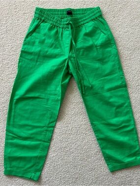 J. Crew Bright Green women’s Drawstring Joggers
